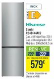 Oferta de Hisense Combi RB434N4AC2 por 799€ en Carrefour