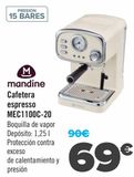 Oferta de Cafetera espresso MEC1100c-20 por 69€ en Carrefour