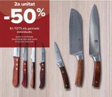 Oferta de En TODOS los cuchillos individuales  en Carrefour
