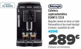 Oferta de DëLonghi Cafetera superautomática ECAM13.123.B  por 289€ en Carrefour