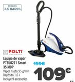 Oferta de POLTI Equipo de vapor PTEU0271 Smart 35 MOP  por 109€ en Carrefour