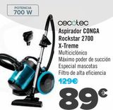 Oferta de Cecotec Aspirador CONGA Rosckstar 2700 X-Treme  por 89€ en Carrefour
