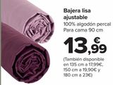 Oferta de Bajera lisa  ajustable  por 13,99€ en Carrefour