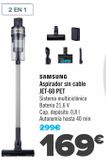 Oferta de SAMSUNG Aspirador sin cable JET-60 PET  por 169€ en Carrefour
