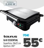Oferta de Taurus Grill ESSENTIAL  por 55€ en Carrefour