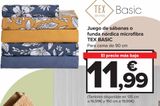 Oferta de Juego de sábanas o funda nórdica microfibra TEX BASIC  por 11,99€ en Carrefour