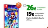 Oferta de Mario + Rabbids: Sparks of Hope por 20€ en CeX