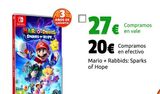 Oferta de Mario + Rabbids: Sparks of Hope por 20€ en CeX