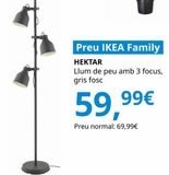 Oferta de Lámpara de pie por 59,99€ en IKEA