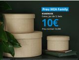 Oferta de Cajas por 10€ en IKEA