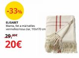 Oferta de Manta por 20€ en IKEA