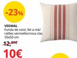 Oferta de Funda de cojín por 10€ en IKEA