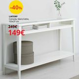 Oferta de Mesa consola por 149€ en IKEA