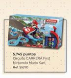 Oferta de MARIOKAR  Carrera FIRST  5.745 puntos Circuito CARRERA First Nintendo Mario Kart, Ref. 91670  en Travel Club