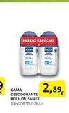 Oferta de Desodorante roll on Sanex en Supermercados MAS
