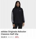 Oferta de Adidas Originals Adicolor Classics HalF-Zip 30,00 € 60,00 € -50%  por 60€ en Base