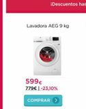 Oferta de Lavadoras AEG por 599€ en La tienda en casa