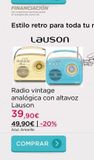 Oferta de Radio  por 39,9€ en La tienda en casa
