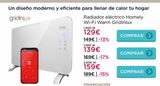 Oferta de Radiador eléctrico  por 139€ en La tienda en casa