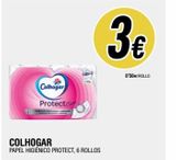 Oferta de Papel higiénico Colhogar por 3€ en BM Supermercados