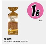 Oferta de Pan de molde integral eliges por 1€ en BM Supermercados