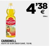 Oferta de Aceite de oliva Carbonell por 4,38€ en BM Supermercados