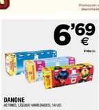 Oferta de Actimel Danone por 6,69€ en BM Supermercados