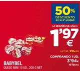 Oferta de Queso Babybel por 3,94€ en BM Supermercados
