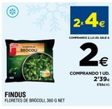 Oferta de Brócoli Findus por 2,39€ en BM Supermercados