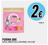 Oferta de Comida para gatos Purina One por 2€ en BM Supermercados