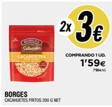 Oferta de Cacahuetes fritos Borges por 1,59€ en BM Supermercados