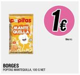Oferta de Popitas Borges por 1€ en BM Supermercados