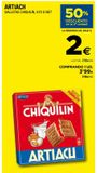 Oferta de Galletas Chiquilín Artiach por 3,99€ en BM Supermercados
