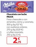 Oferta de Chocolate con leche Milka por 2,75€ en Alcampo