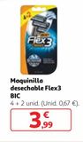 Oferta de Maquinilla desechable BIC por 3,99€ en Alcampo