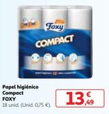 Oferta de Papel higiénico Foxy por 13,49€ en Alcampo