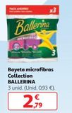 Oferta de Bayeta microfibra Ballerina por 2,79€ en Alcampo