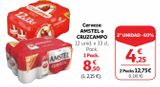 Oferta de Cerveza Amstel por 8,5€ en Alcampo
