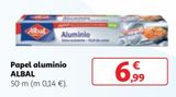 Oferta de Papel de aluminio Albal por 6,99€ en Alcampo
