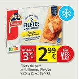 Oferta de Filetes de pescado Findus por 2,99€ en Consum