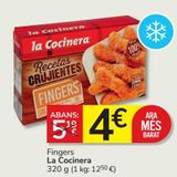 Oferta de Fingers de pollo La Cocinera por 4€ en Consum
