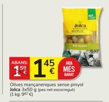 Oferta de Aceitunas sin hueso Jolca por 1,45€ en Consum