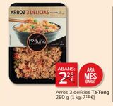 Oferta de Arroz tres delicias Ta Tung por 2€ en Consum