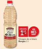 Oferta de Vinagre blanco Borges por 1€ en Consum
