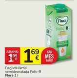 Oferta de Bebida láctea anticolesterol Flora por 1,69€ en Consum