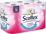 Oferta de Paper higiènic doble capa Scottex Original 12 rotlles (el rotlle: 0,25€) por 3€ en Consum
