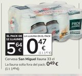 Oferta de Cerveza San Miguel por 5,64€ en Consum