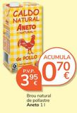 Oferta de Caldo natural Aneto por 3,95€ en Consum
