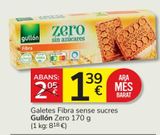 Oferta de Galletas sin azúcar Gullón por 1,39€ en Consum