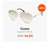 Oferta de Gafas Guess por 44,5€ en MasVisión